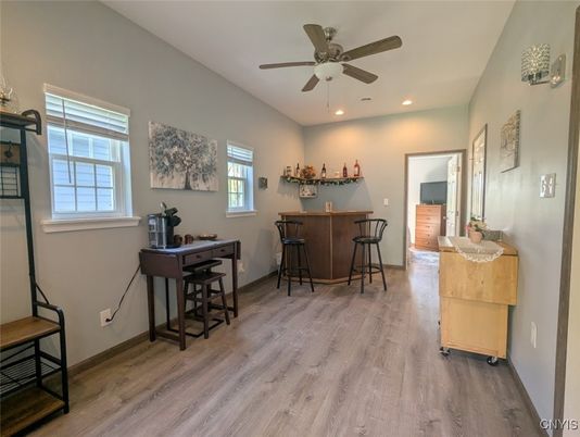 Interior, Recessed Lighting, Wood Texture Flooring