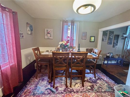 Dining room, Interior, Wood Texture Flooring