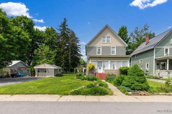 Detached Garage, Exterior, Facade, Solar Panels, Queen Anne Victorian