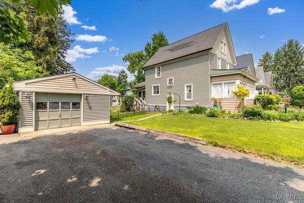 Backyard, Detached Garage, Exterior, Solar Panels
