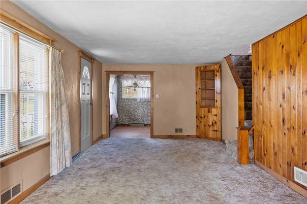 Empty room, Interior, Wooden Walls