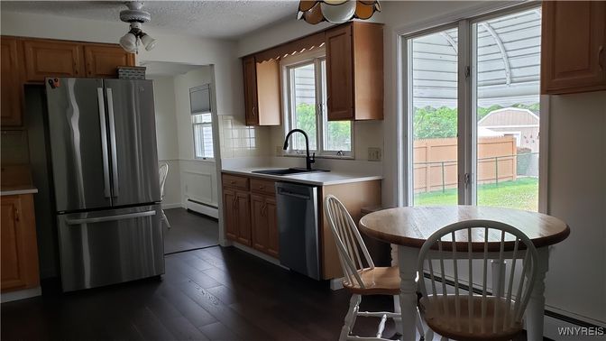 Dining room, Interior, Kitchen, Wood Texture Flooring