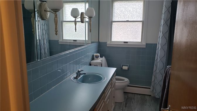 Bathroom, Interior, Wood Texture Flooring