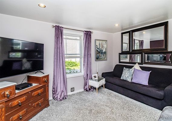 Interior, Living room, Recessed Lighting