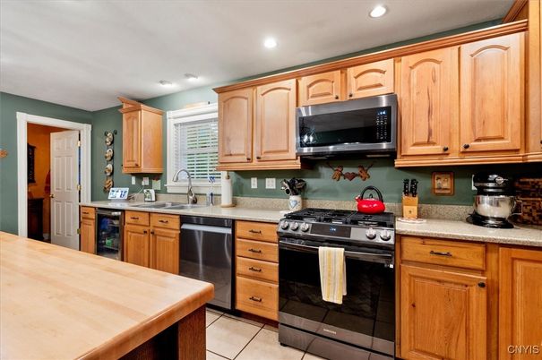 Interior, Kitchen, Recessed Lighting, Stainless Steel Appliances