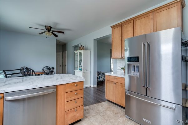 Interior, Kitchen, Wood Texture Flooring