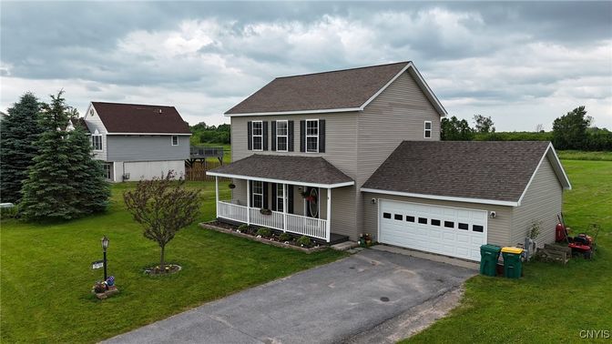Attached, Backyard, Exterior, Facade, Farmhouse