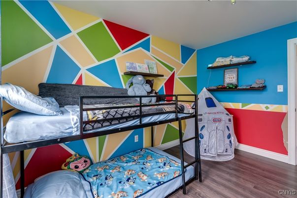 Bedroom, Interior, Wood Texture Flooring