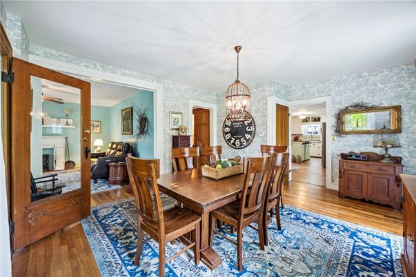 Dining room, Interior, Wood Texture Flooring
