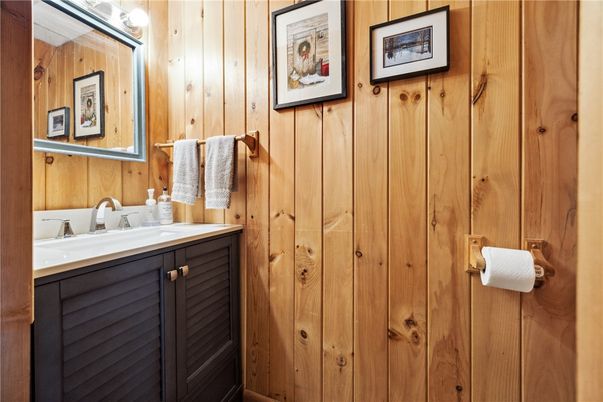 Bathroom, Interior, Wooden Walls