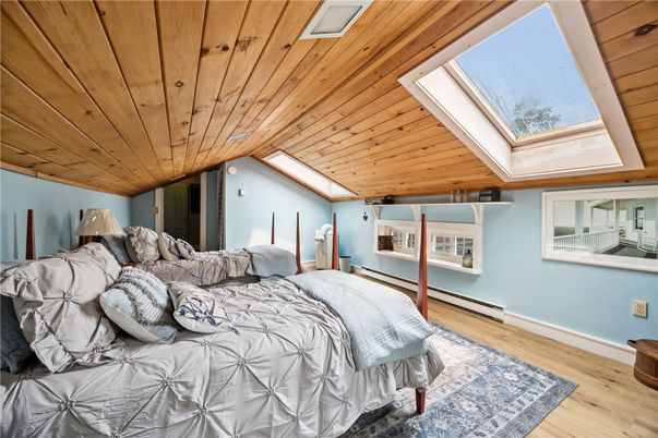 Bedroom, Interior, Wooden Ceilings, Wood Texture Flooring