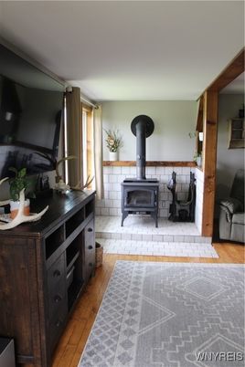 Fireplace, Interior, Wood Texture Flooring