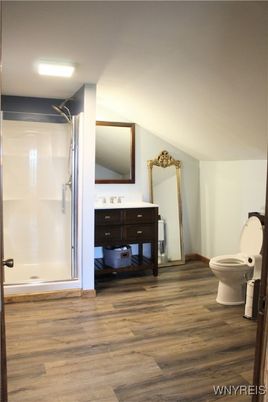 Bathroom, Interior, Wood Texture Flooring