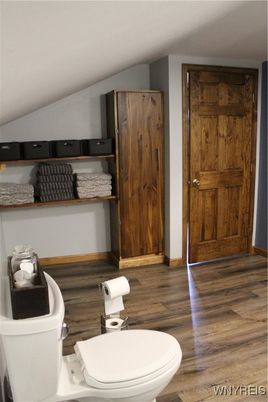 Bathroom, Interior, Wood Texture Flooring
