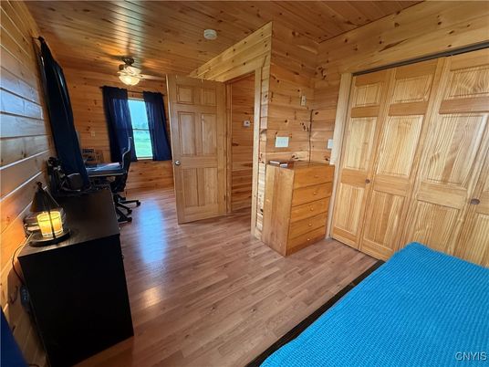 Home Office, Interior, Wooden Ceilings, Wood Texture Flooring, Wooden Walls