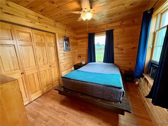 Bedroom, Interior, Wooden Ceilings, Wood Texture Flooring, Wooden Walls