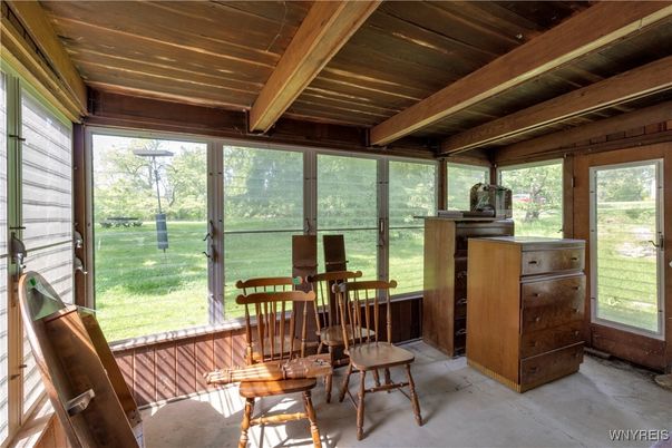 Interior, Sun Room, Wooden Beams, Wooden Ceilings