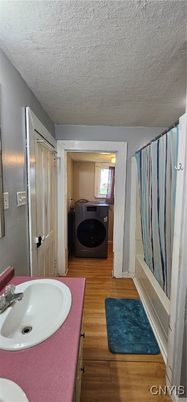 Bathroom, Interior, Wood Texture Flooring