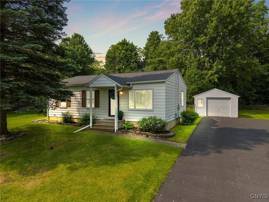 Backyard, Detached Garage, Exterior, Facade, Cape Cod
