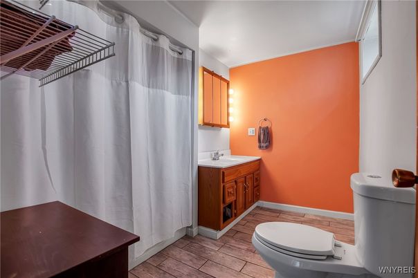 Bathroom, Interior, Wood Texture Flooring