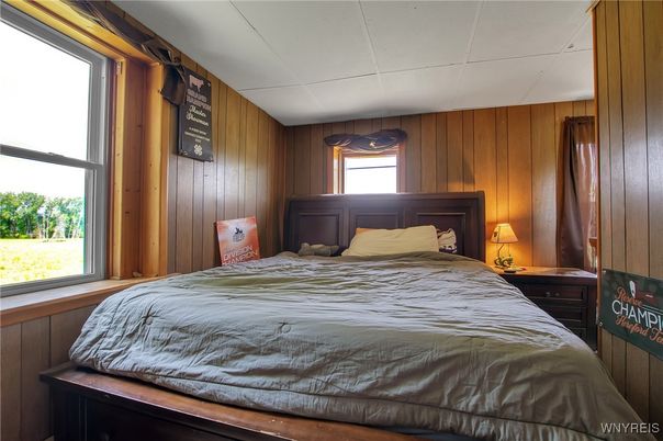 Bedroom, Interior, Wooden Walls