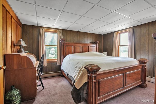 Bedroom, Interior, Wooden Walls