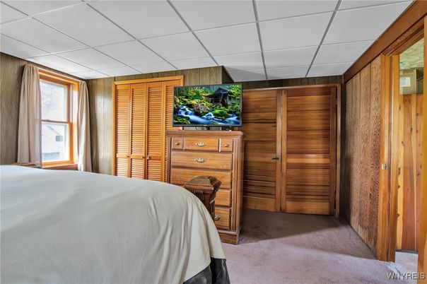Bedroom, Interior, Wooden Walls