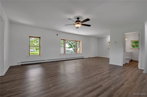 Empty room, Interior, Wood Texture Flooring