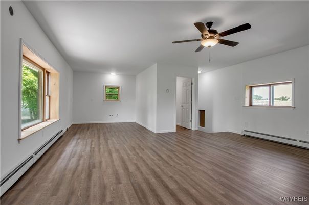 Empty room, Interior, Wood Texture Flooring
