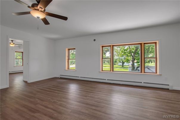 Empty room, Interior, Wood Texture Flooring