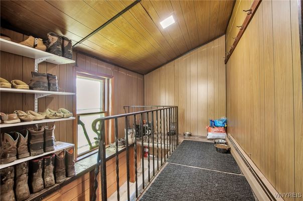 Interior, Recessed Lighting, Wooden Ceilings, Wood Texture Flooring, Wooden Walls