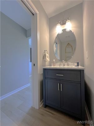 Bathroom, Interior, Wood Texture Flooring