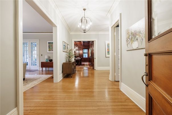 Home Office, Interior, Pendant Lights, Wood Texture Flooring