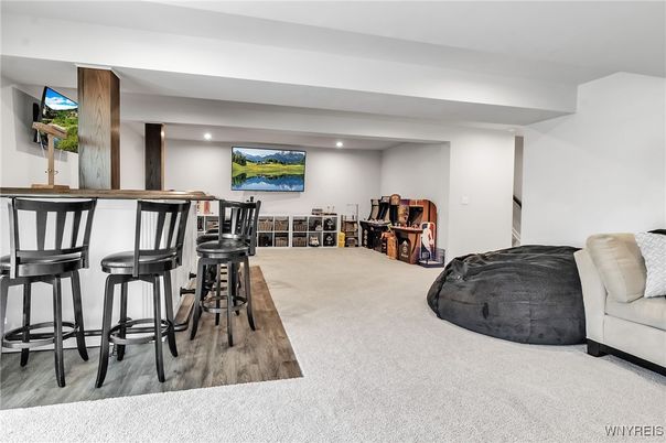 Interior, Recessed Lighting, Wood Texture Flooring