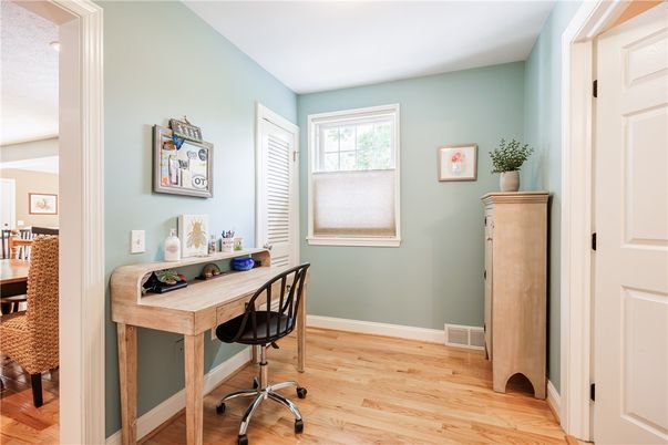 Home Office, Interior, Wood Texture Flooring