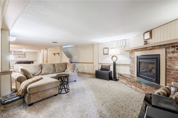 Fireplace, Interior, Living room, Stone Walls