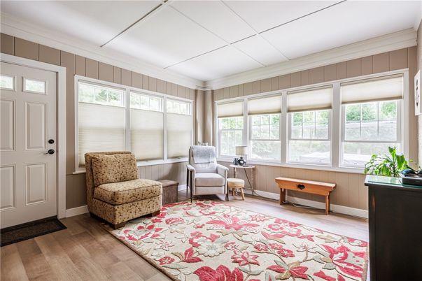Interior, Sun Room, Wood Texture Flooring