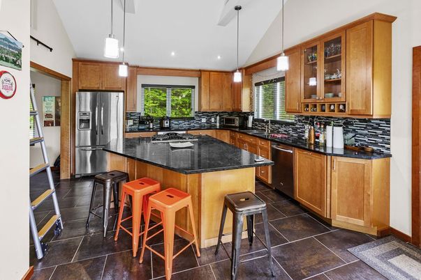 Interior, Kitchen, Pendant Lights, Recessed Lighting