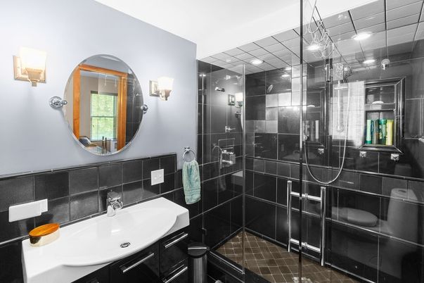 Bathroom, Glass Shower, Interior