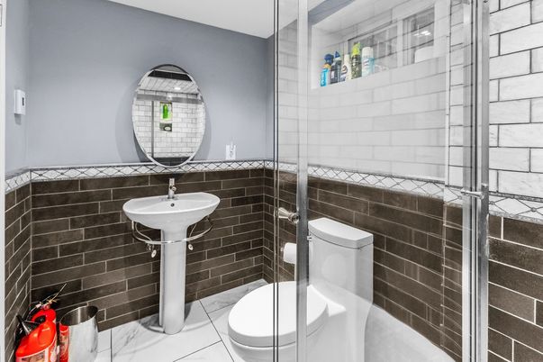 Bathroom, Glass Shower, Interior