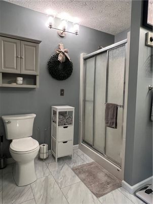 Bathroom, Glass Shower, Interior, Marble