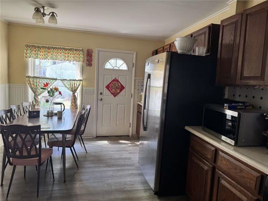 Dining room, Interior, Kitchen, Wood Texture Flooring