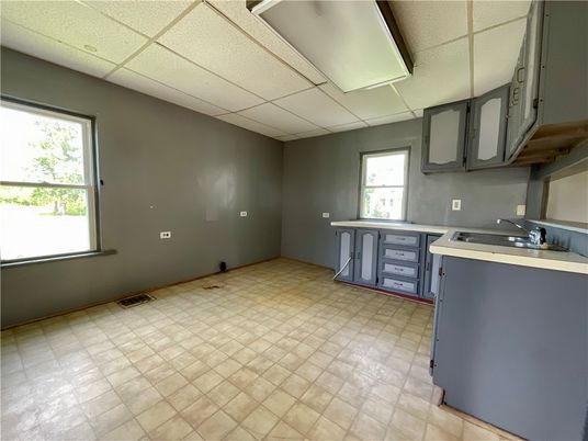 Empty room, Interior, Kitchen