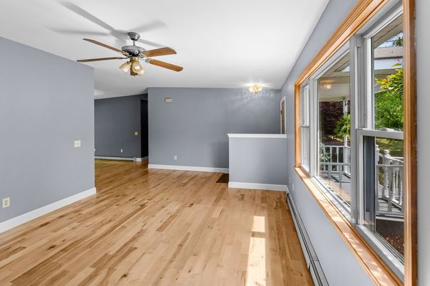 Empty room, Interior, Wood Texture Flooring