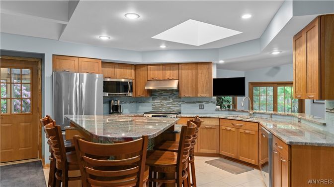 Interior, Kitchen, Recessed Lighting, Stainless Steel Appliances