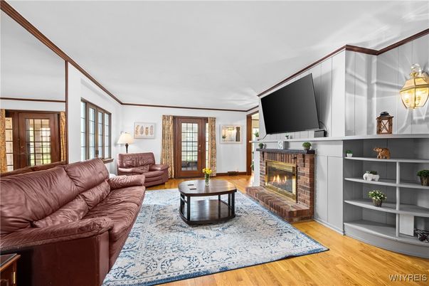 Fireplace, Interior, Living room, Wood Texture Flooring