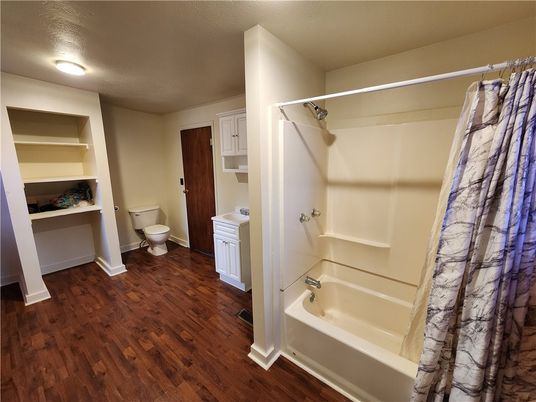 Bathroom, Interior, Wood Texture Flooring
