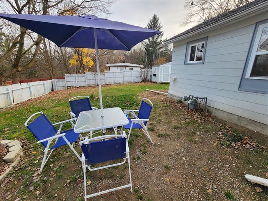 Backyard, Detached Garage, Exterior