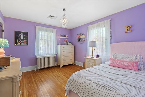 Bedroom, Chandelier, Interior, Wood Texture Flooring