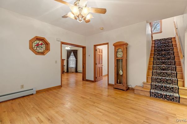 Empty room, Interior, Wood Texture Flooring